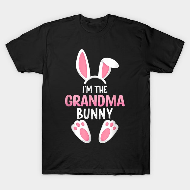 I'm The Grandma Bunny Matching Family Easter Party Outfit T-Shirt by Jennifer Wirth